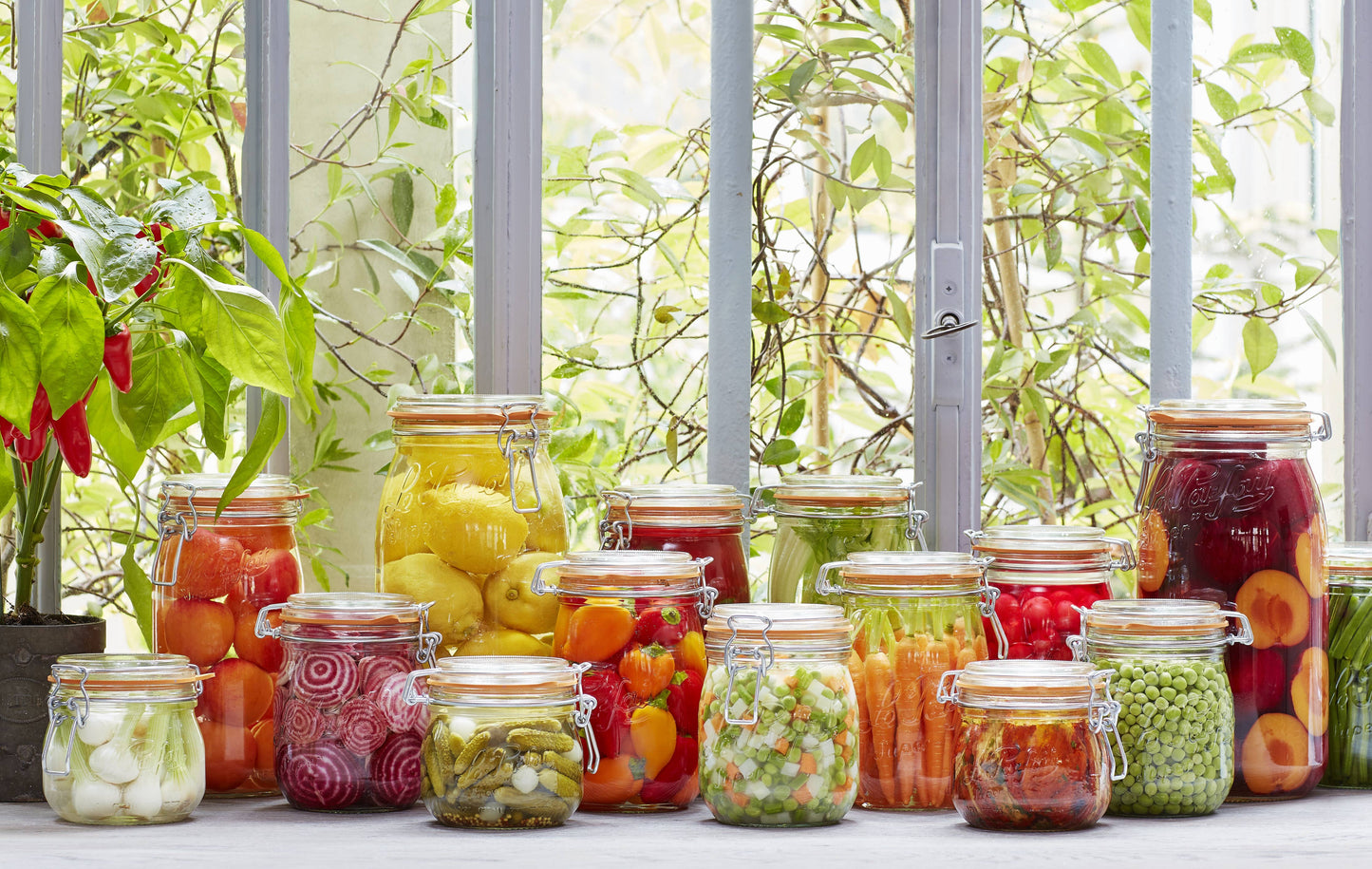Le Parfait Rounded French Glass Storage Jar