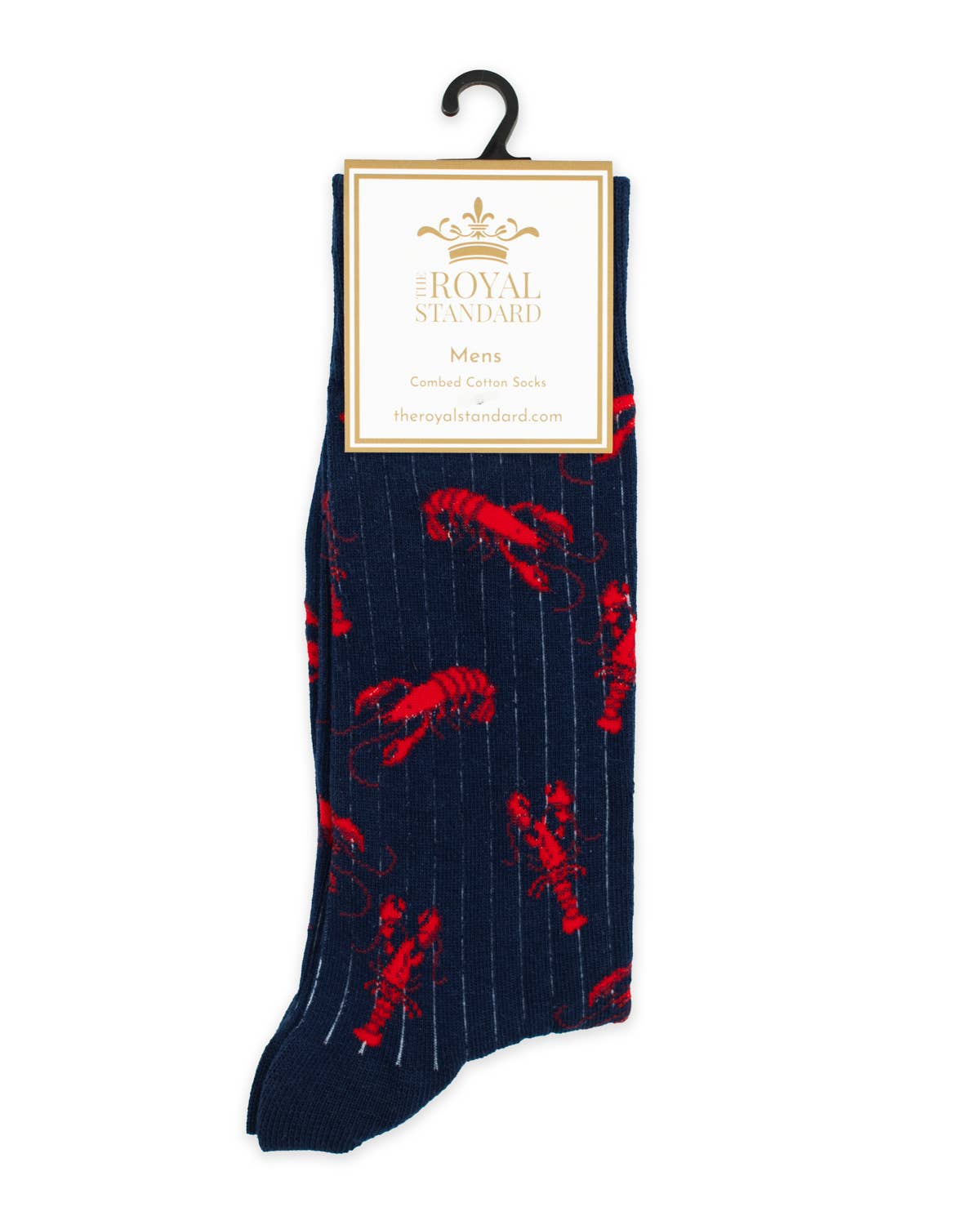 The Royal Standard - Men's Let's Get Cray Socks Navy/Red/White One Size