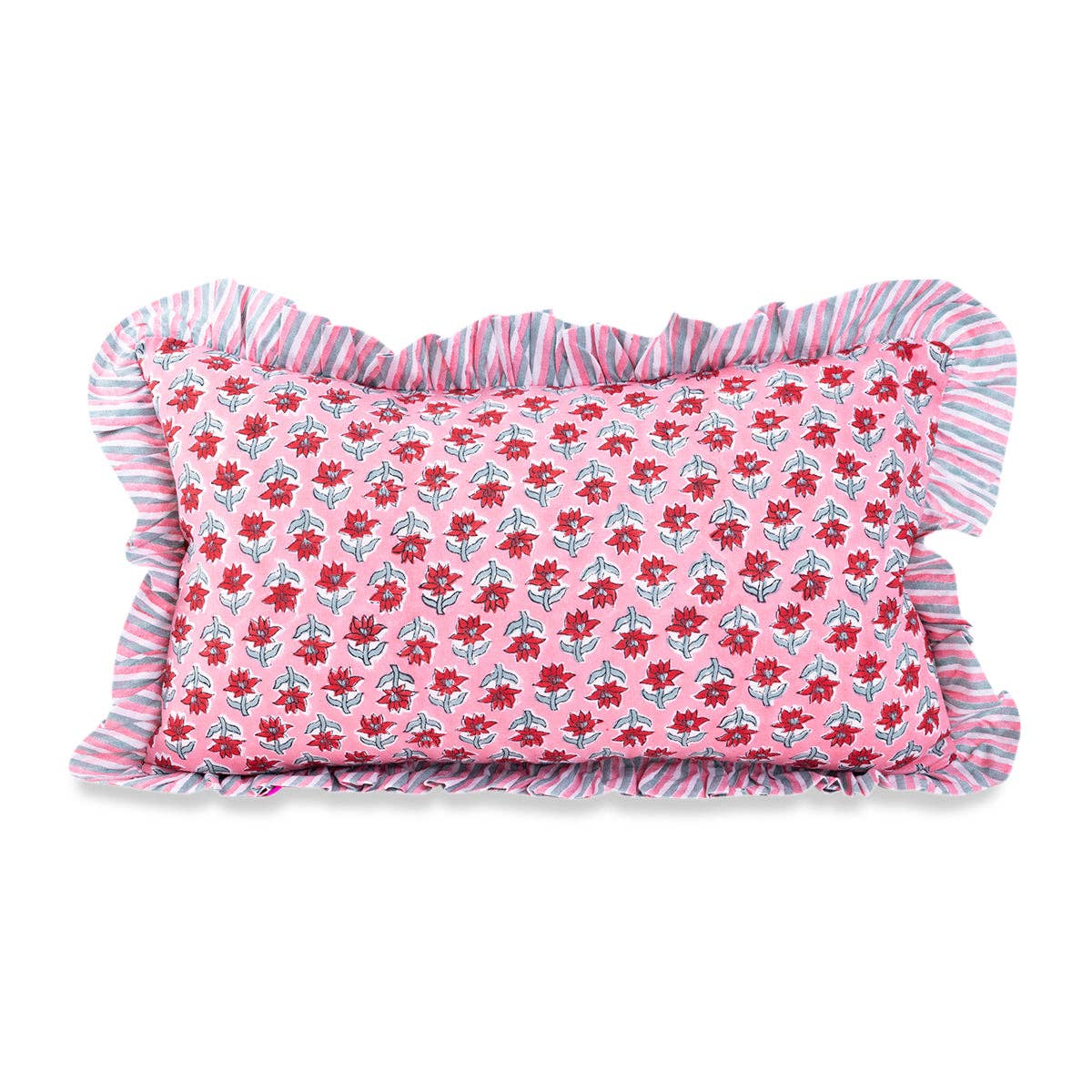 Ruffle Lumbar Pillow