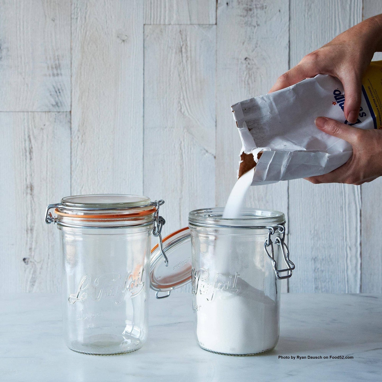 Le Parfait Tapered French Glass Preserving Jar
