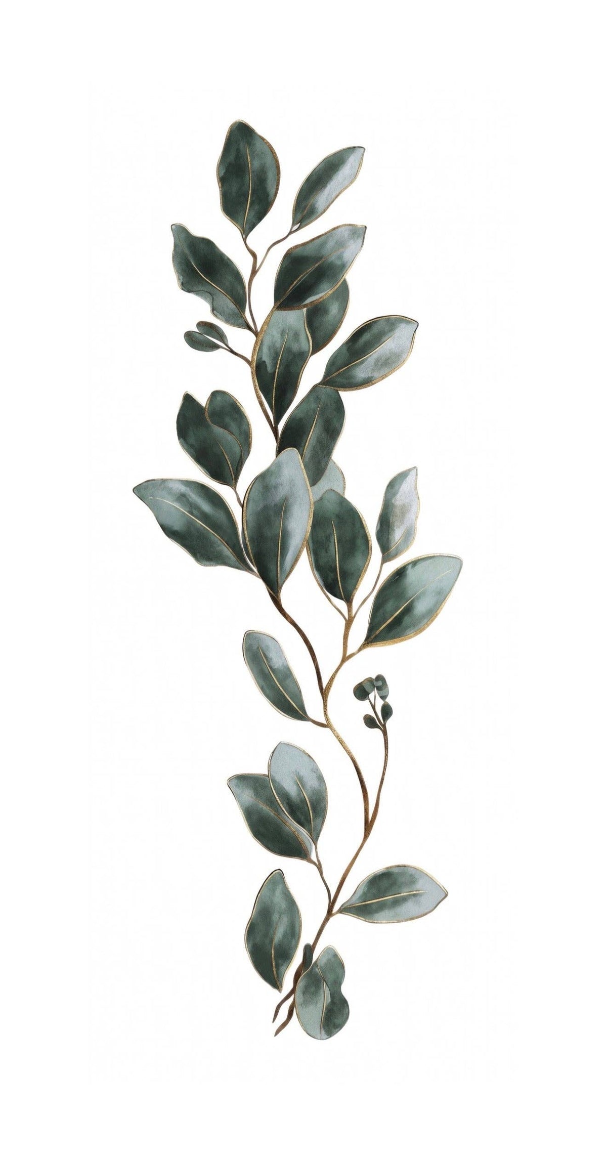 Emerald Foliage- Cocktail Napkin