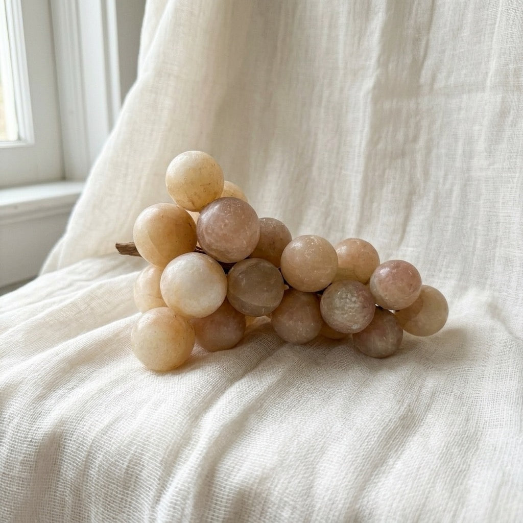 VIntage Alabaster Grapes
