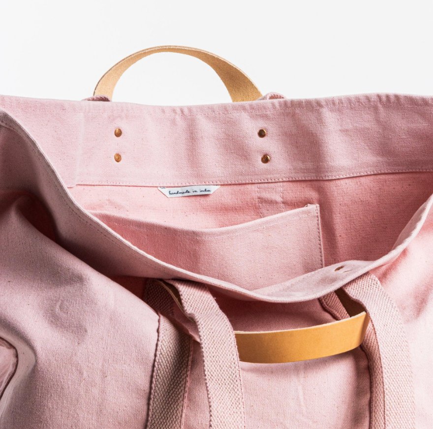 East West Tote Large Light Pink