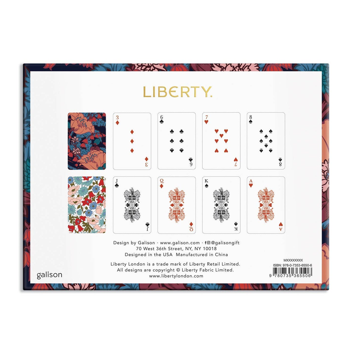 Chronicle Books - Liberty Floral Playing Card Set