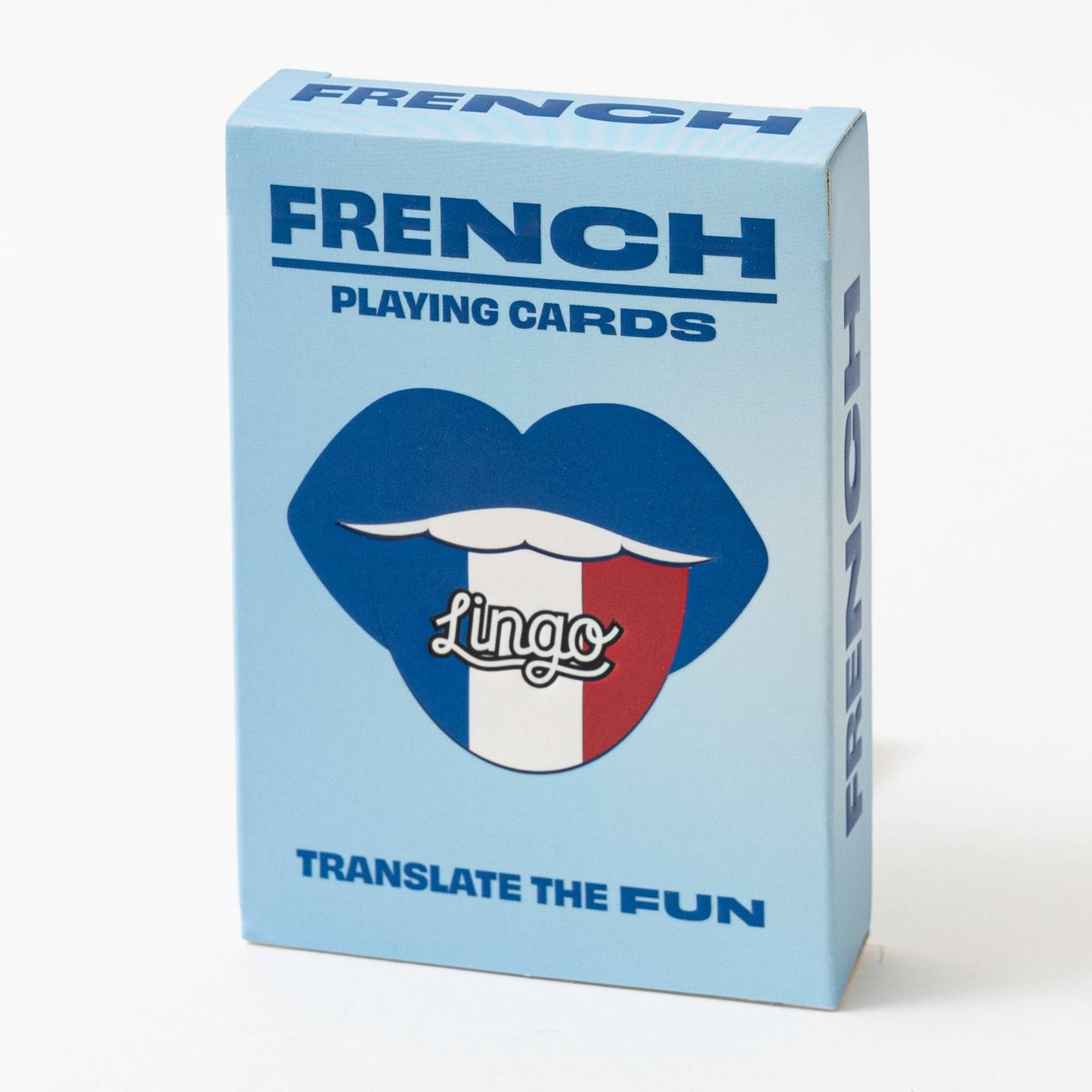 Lingo Playing Cards - French Travel Playing Cards in Tin Travel Case