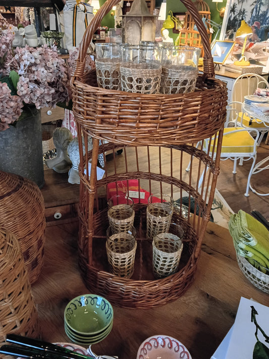 Wicker Drink Caddy