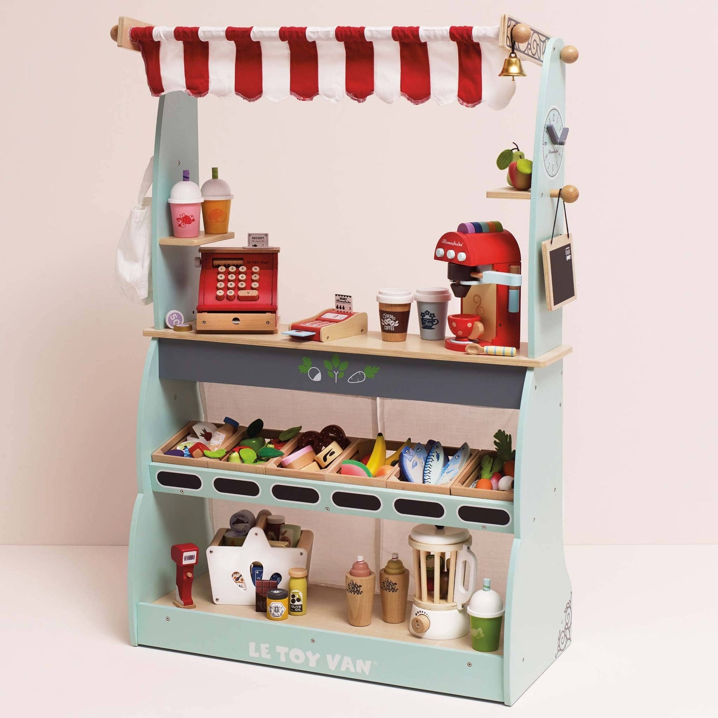 Wood Shop & Café Market Stand