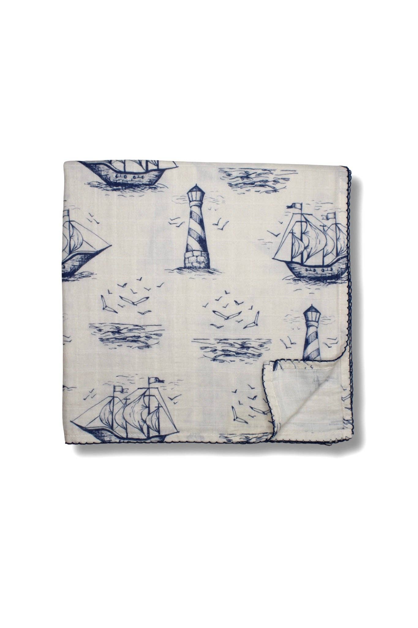 Organic Sailor Dream Muslin Blanket
