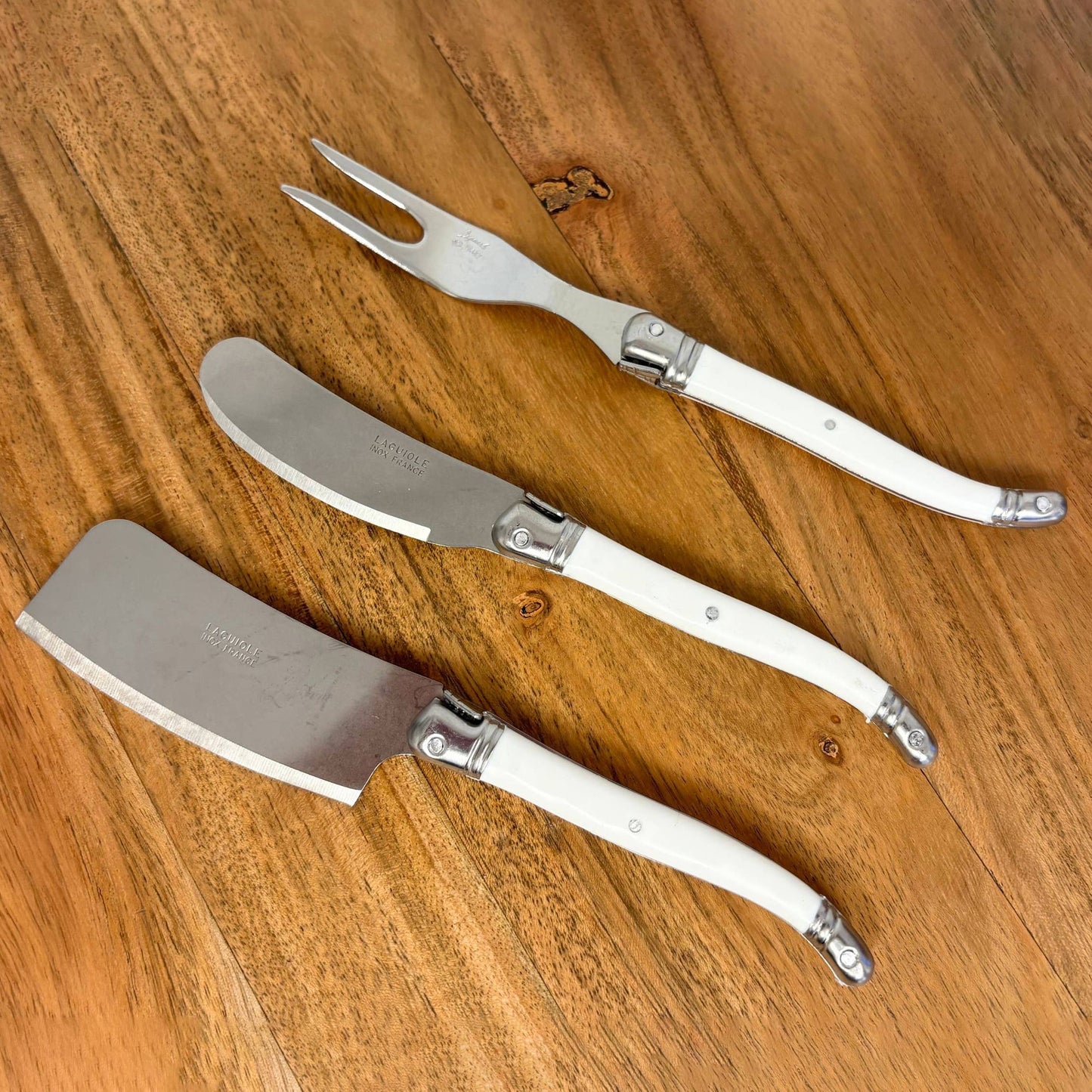 The Original French Laguiole Cheese Spreader, White