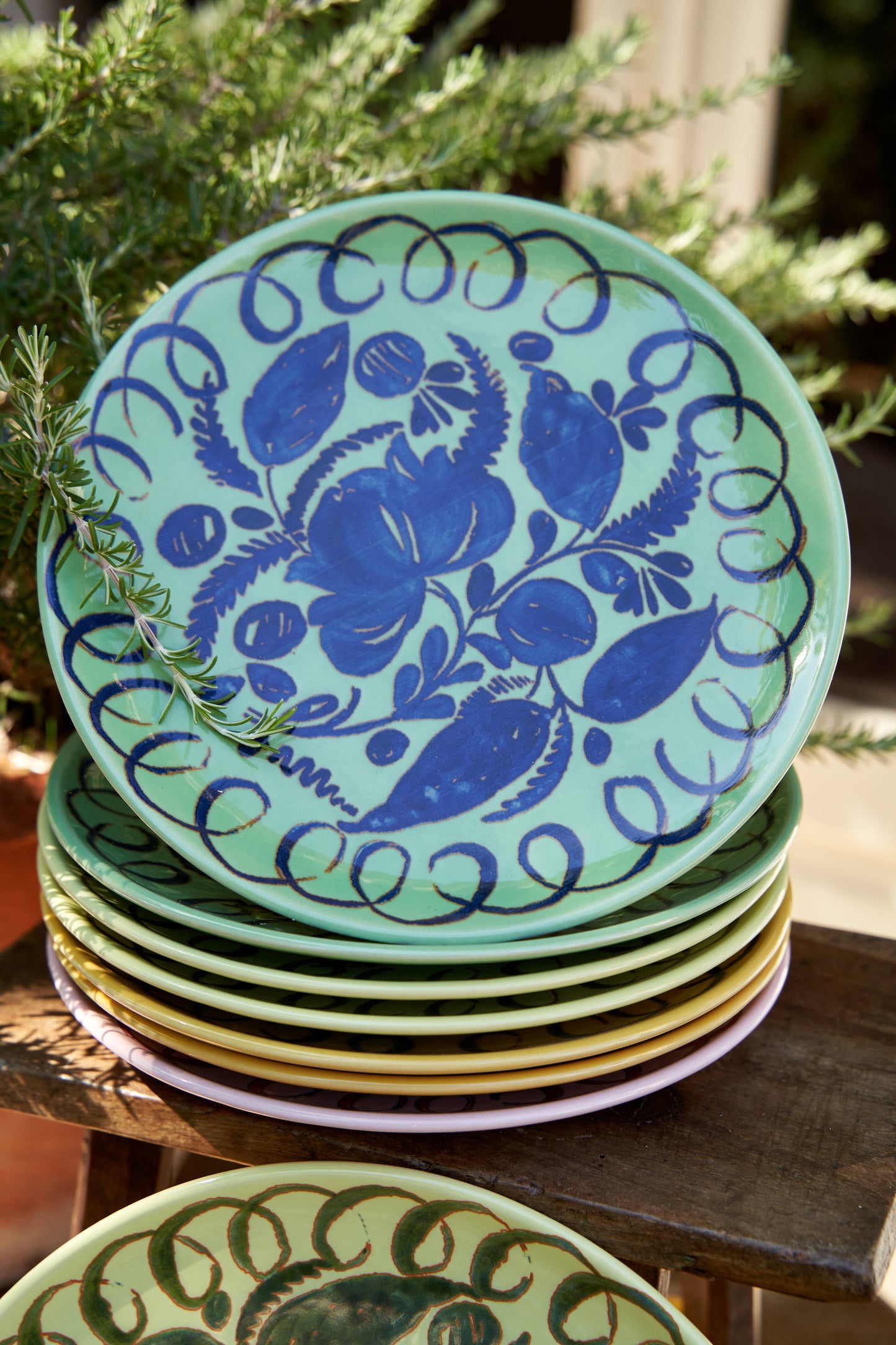 Amalfi Dinner Plate - Green