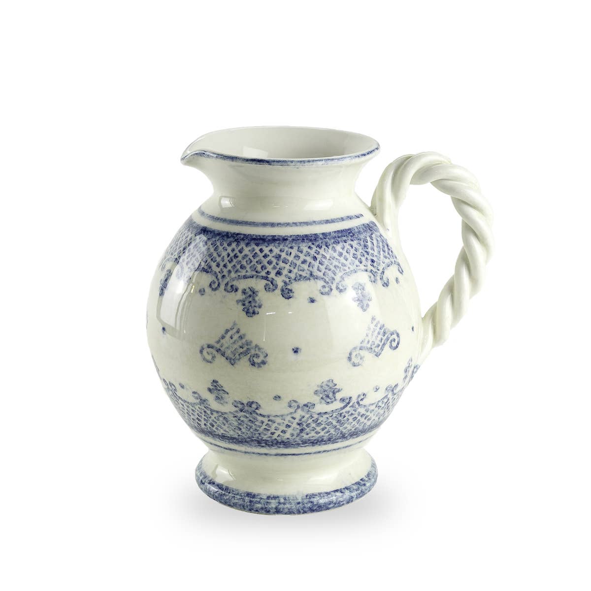 Tuscan Reverie Hand-Painted Pitcher