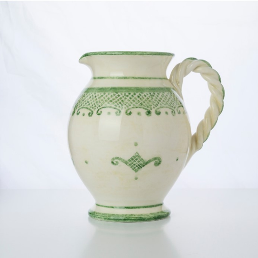 Tuscan Reverie Hand-Painted Pitcher
