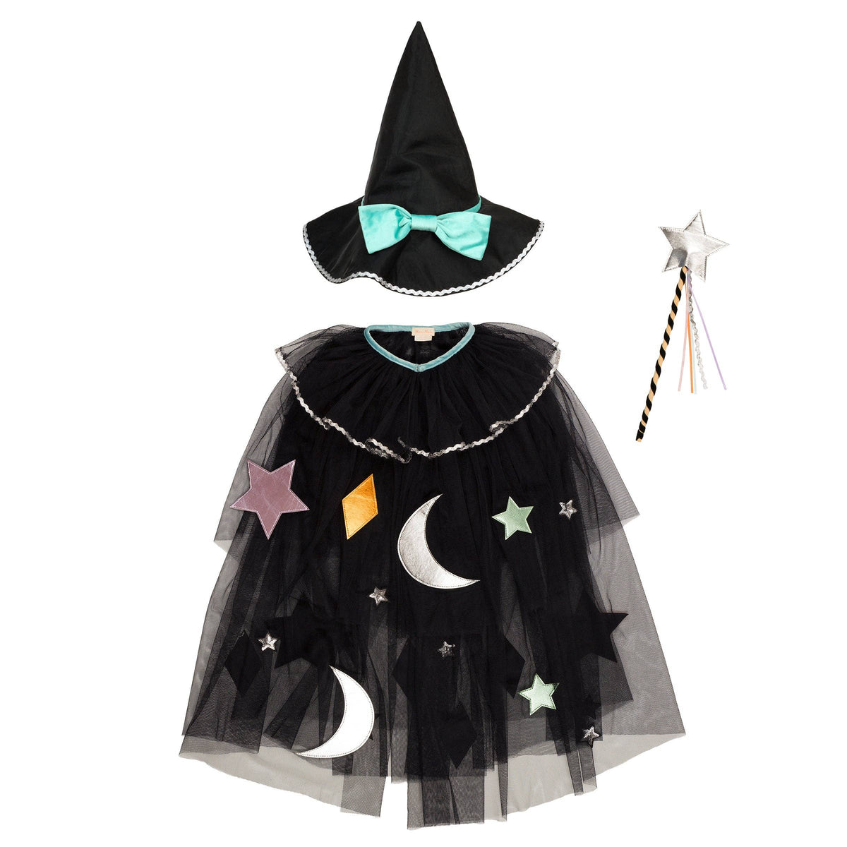 Magical Dress-Up Cape, Hat &amp; Wand Set