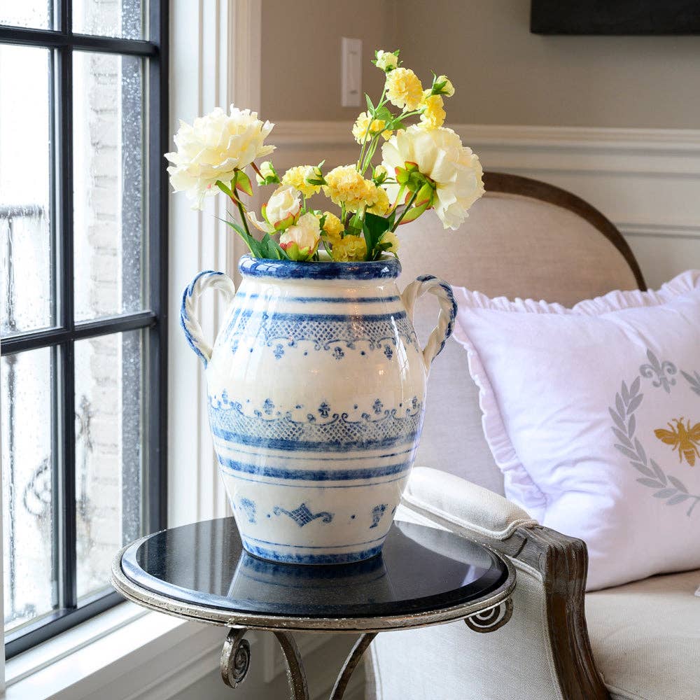 Italian Hand-painted Urn
