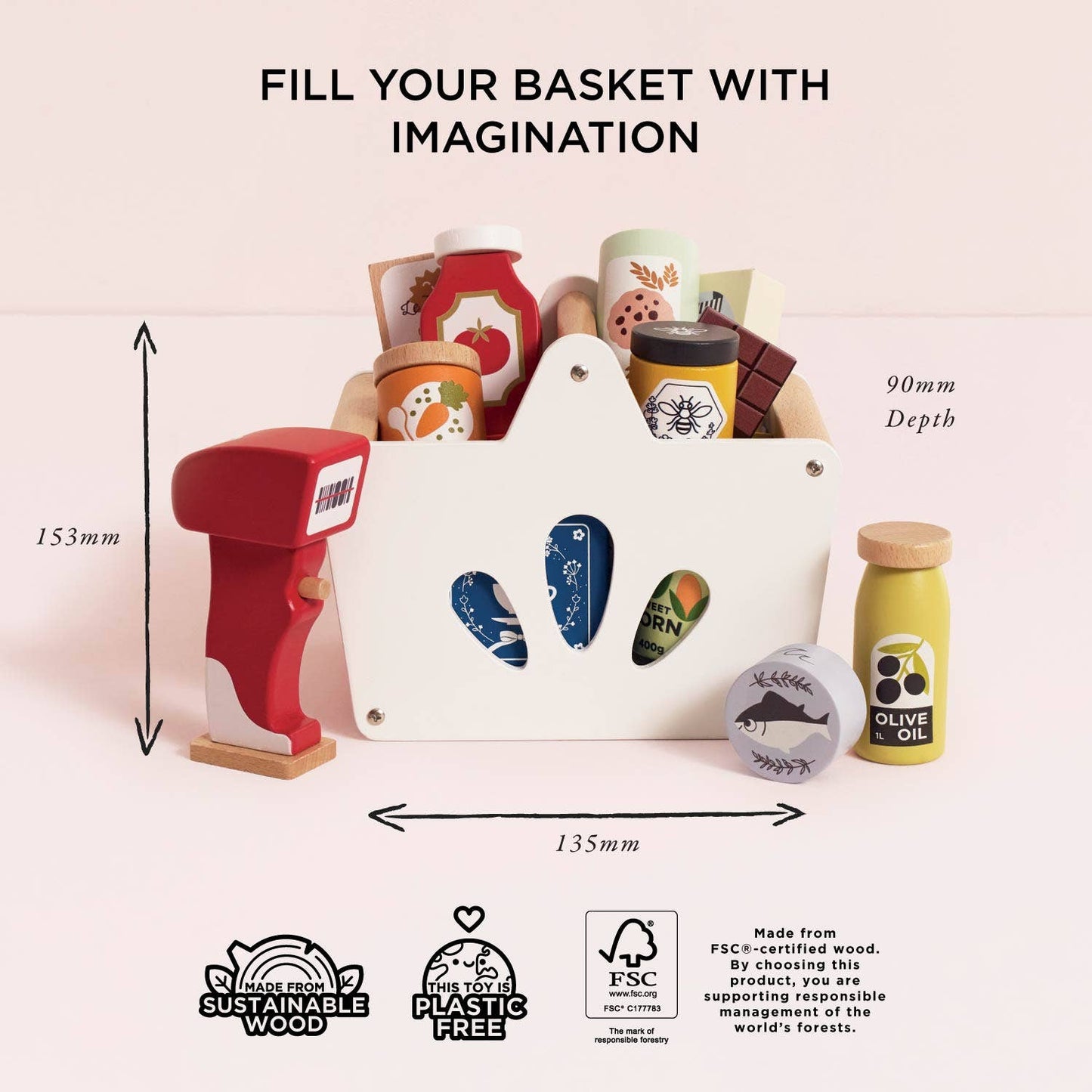 Wooden Grocery Set