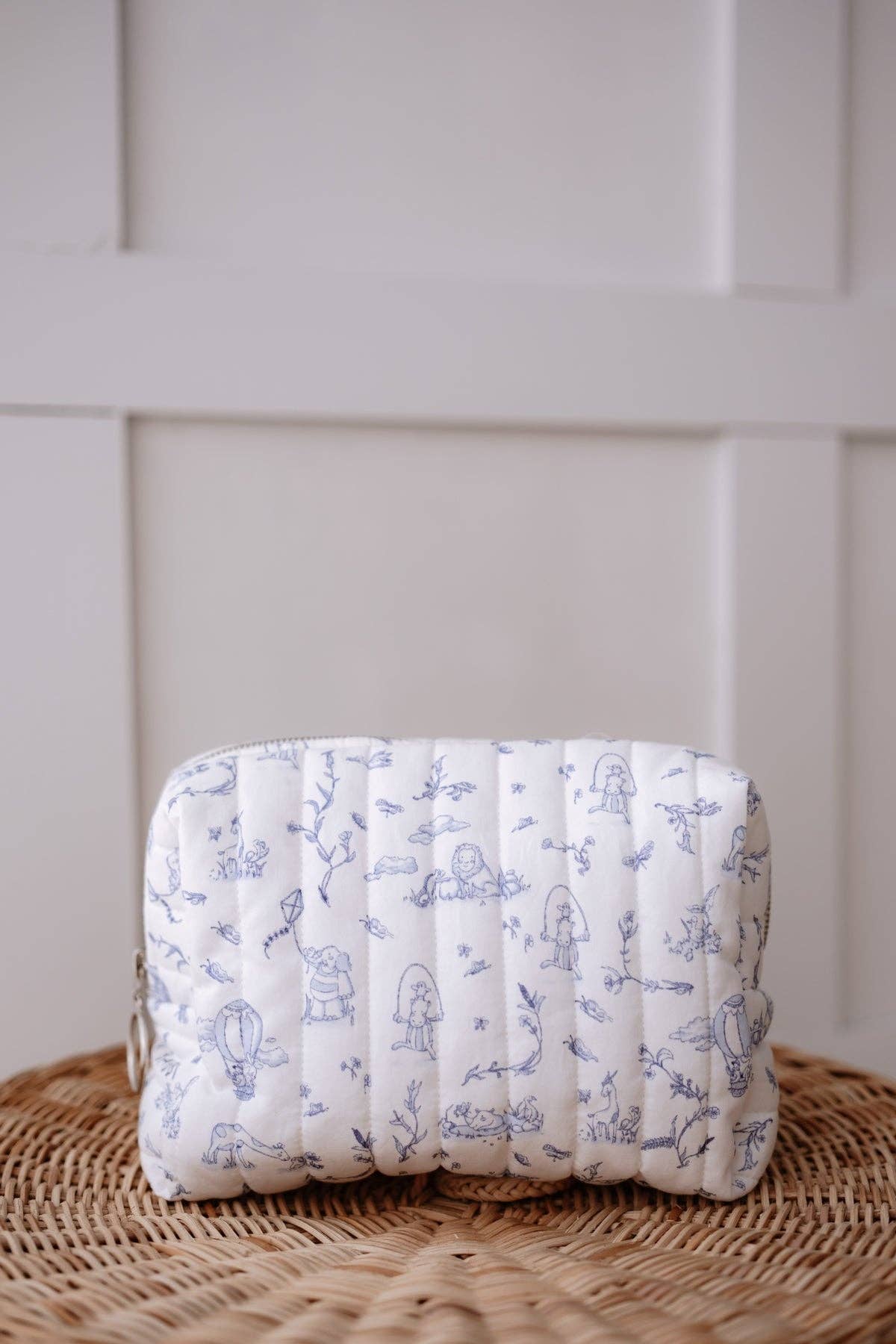 Atelier Babbi - Diaper Pouch - Toile De Jouy / Blue