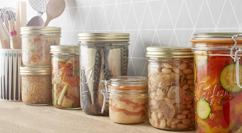 Le Parfait Tapered French Glass Preserving Jar
