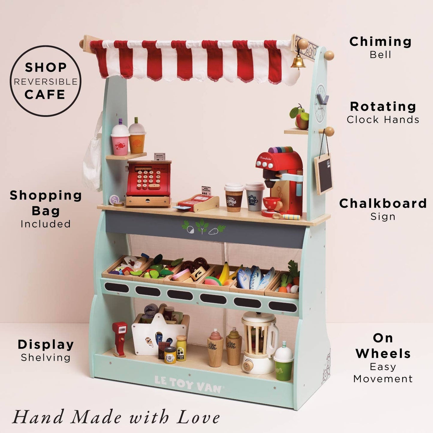 Wood Shop & Café Market Stand