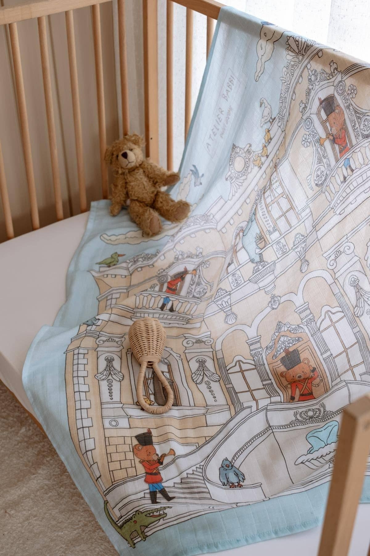 Atelier Babbi - Double-Layer Muslin Blanket - Royal Mansion