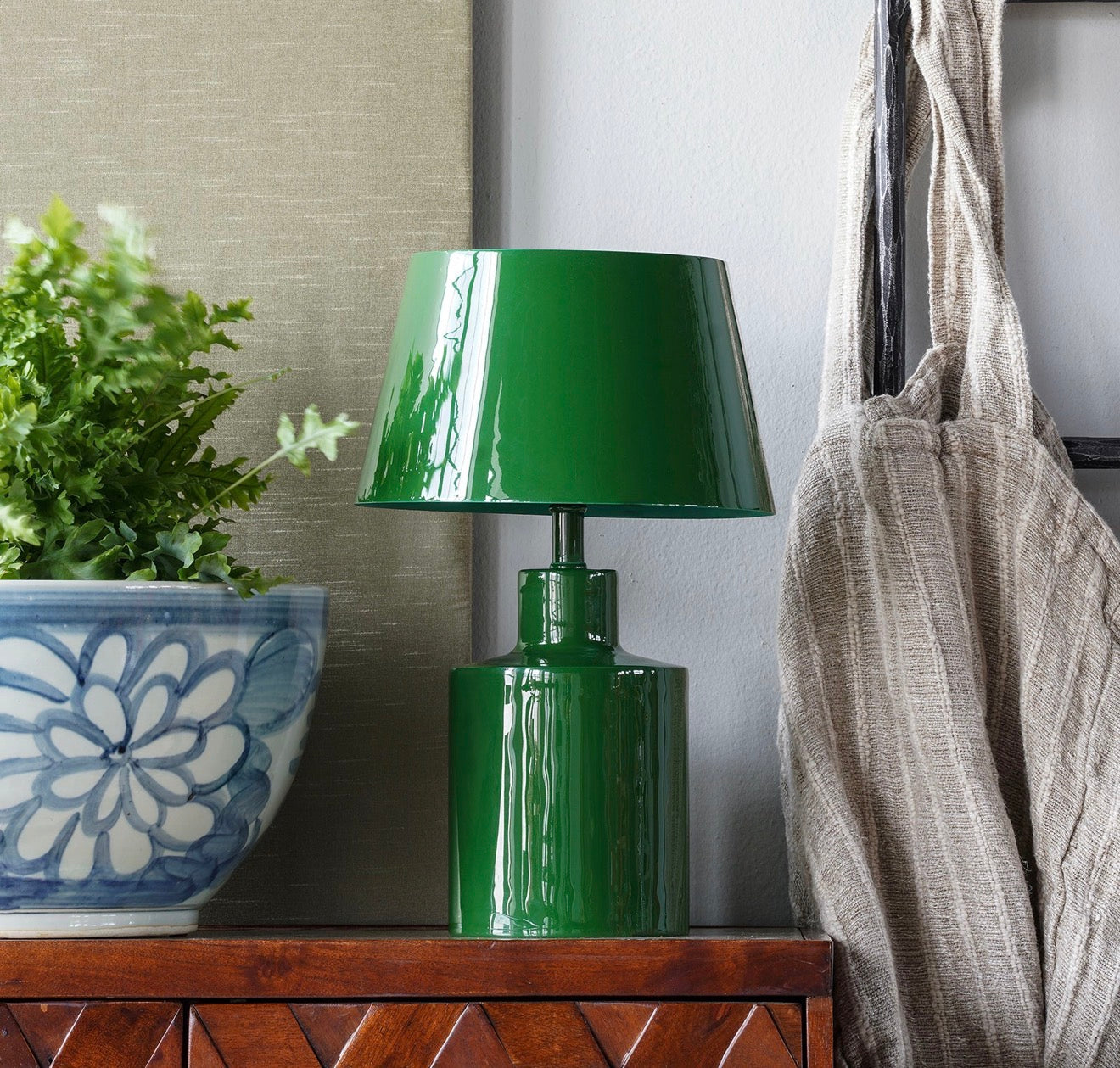 Verdant Enamel Petite Table Lamp
