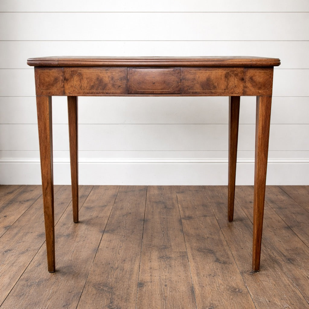 Mahogany Federal Demilune Table