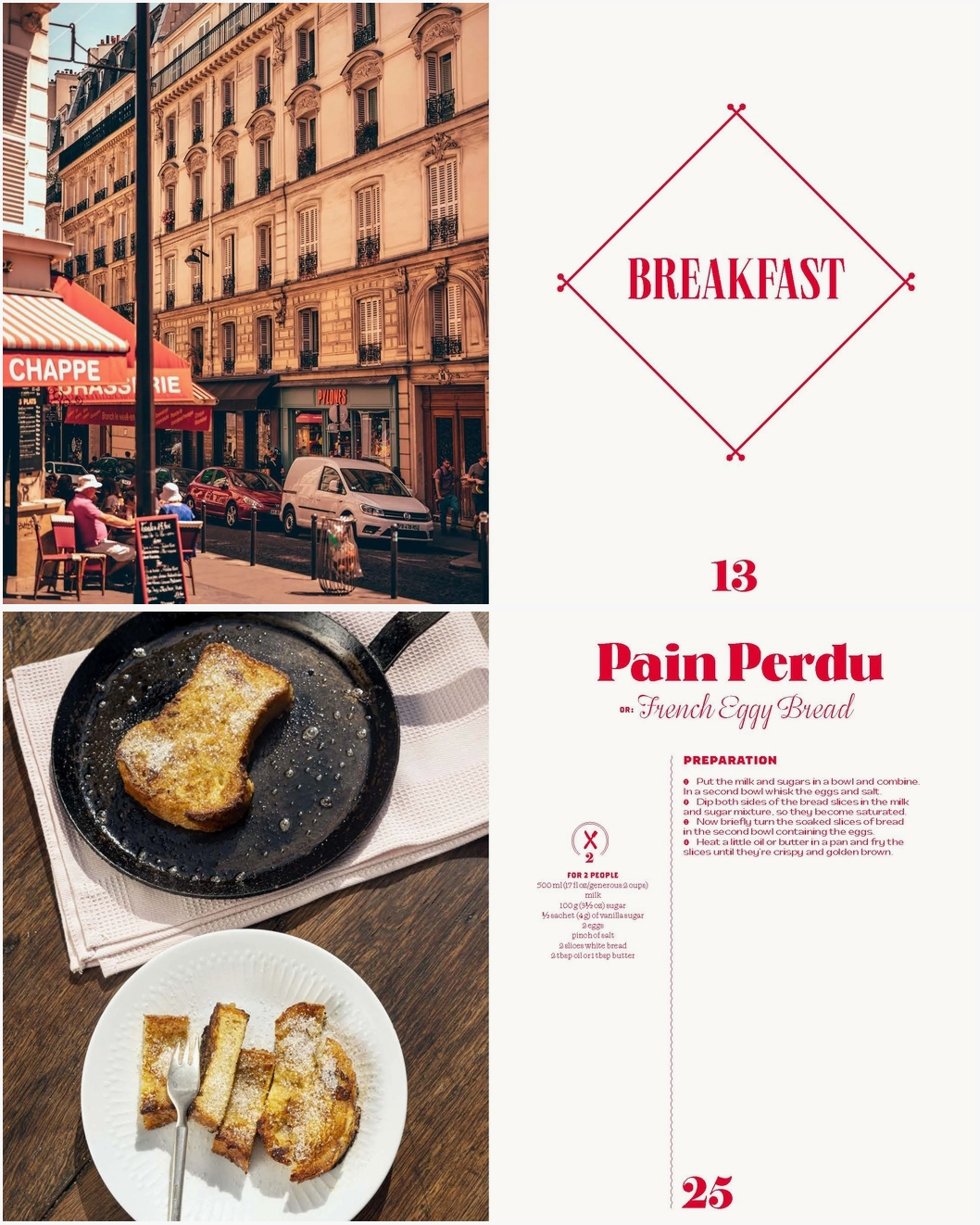 Book cooking at the table in Paris Le Marchande