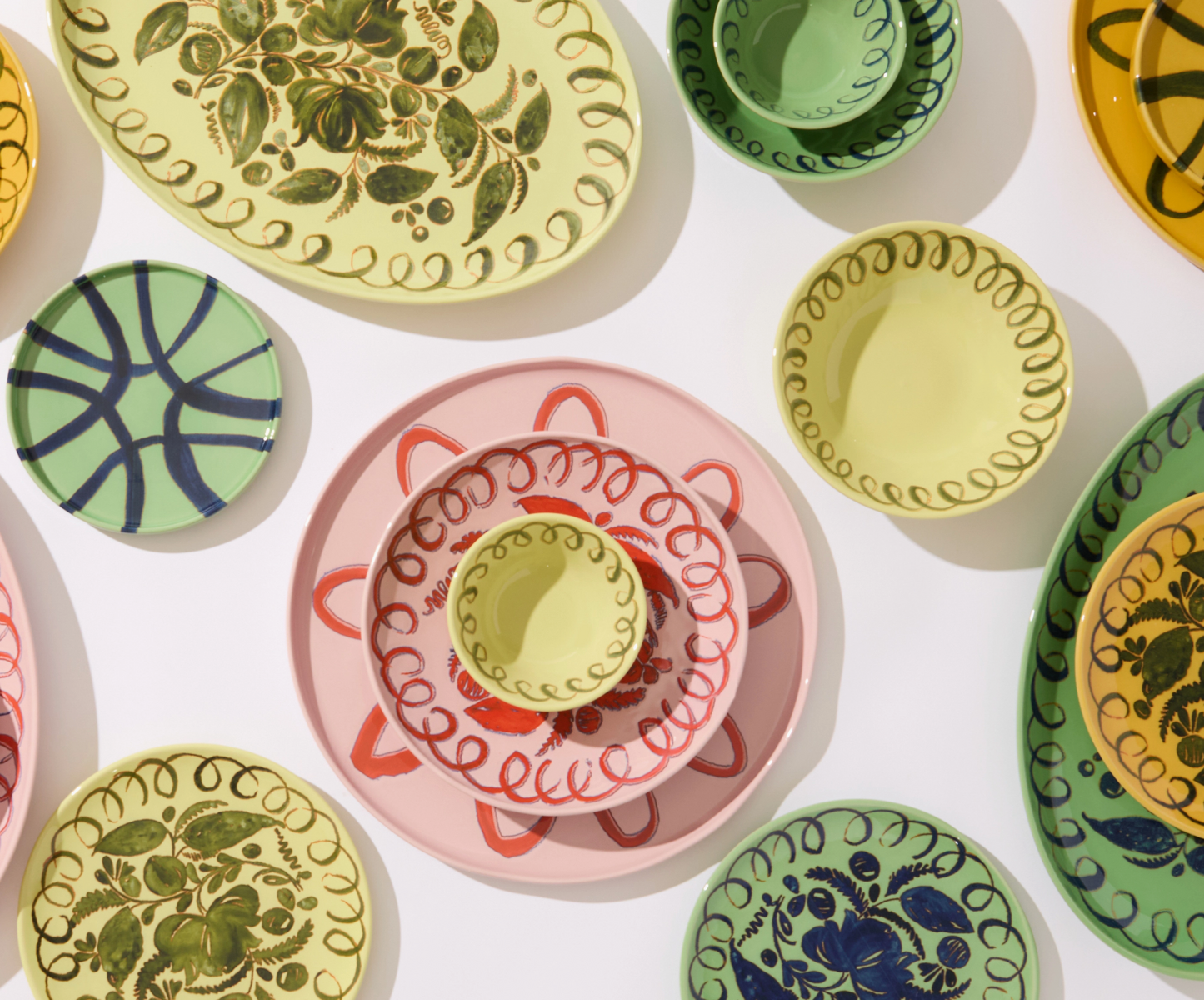 Amalfi Oval Tray - Green