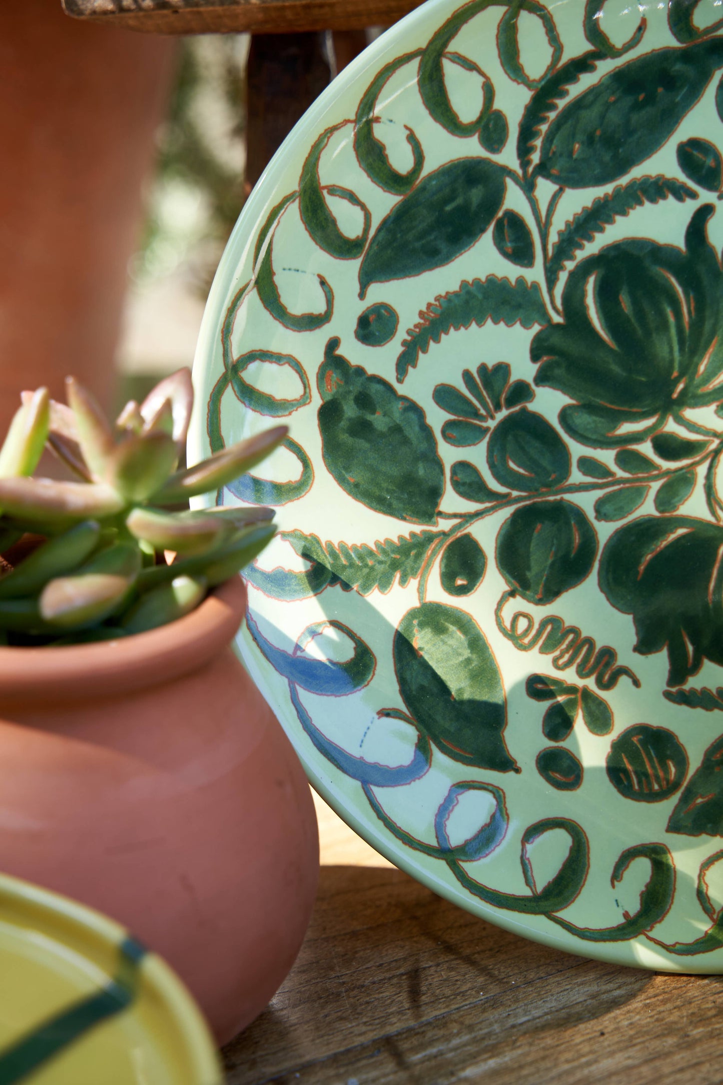 Amalfi Dinner Plate - Green