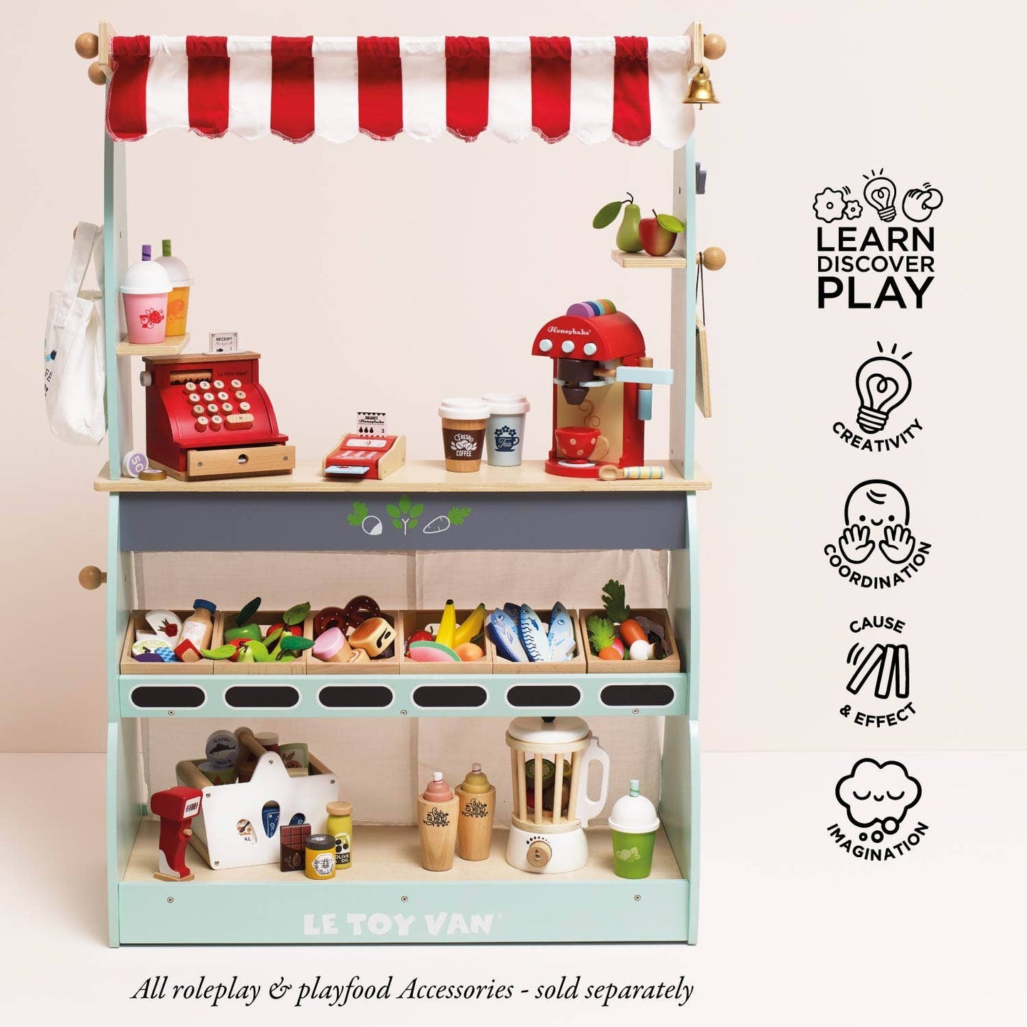 Wood Shop & Café Market Stand