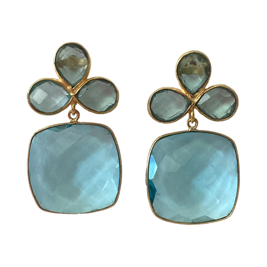 Julie Ryan Design - Delleny Aqua Quartz Double Blue