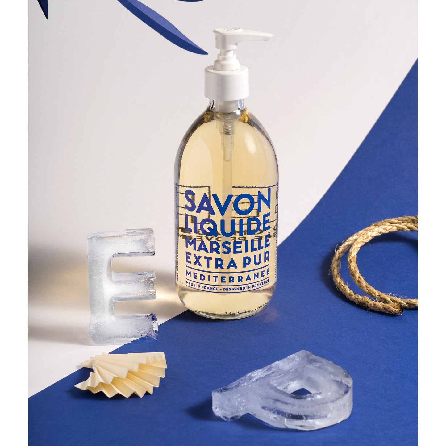 Cie Luxe Brands- Compagnie de Provence - Liquid Marseille Soap Mediterranean Sea 16.7 fl oz Glass