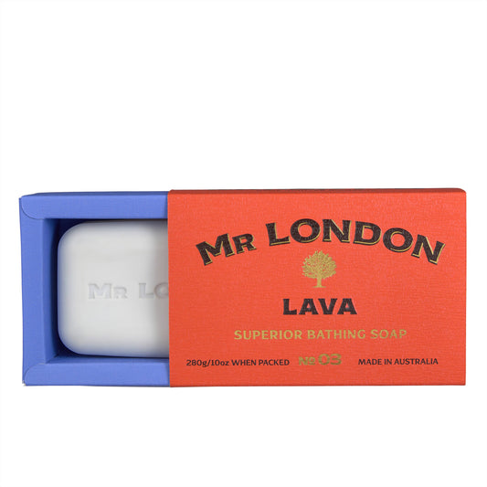 Wavertree & London - Luxurious Mr. London LAVA Soap Bar Pack  - for men