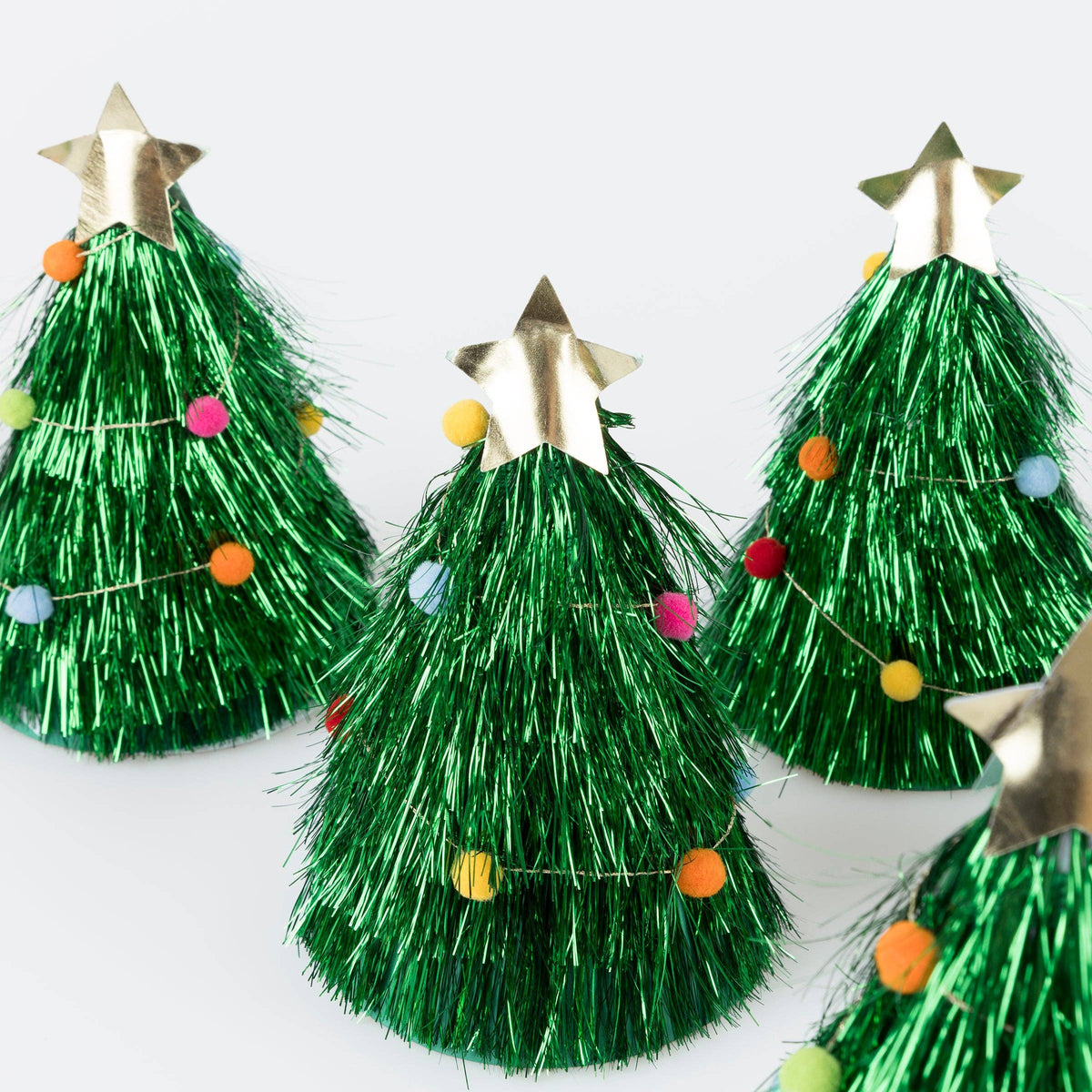 Christmas Tree Party Hats – Pack of 6