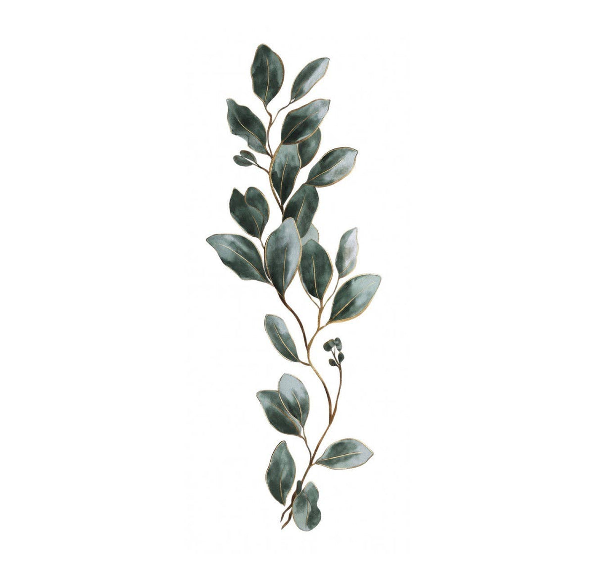 Emerald Foliage Cocktail Napkin Small