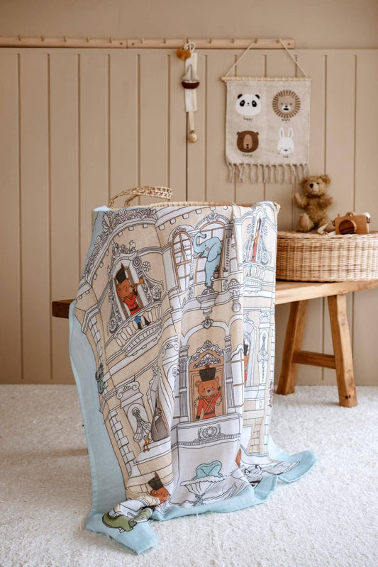 Atelier Babbi - Double-Layer Muslin Blanket - Royal Mansion