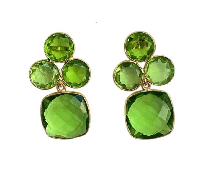 Julie Ryan Design - Seraphina Gold Plated Lightweight Dangle Earrings