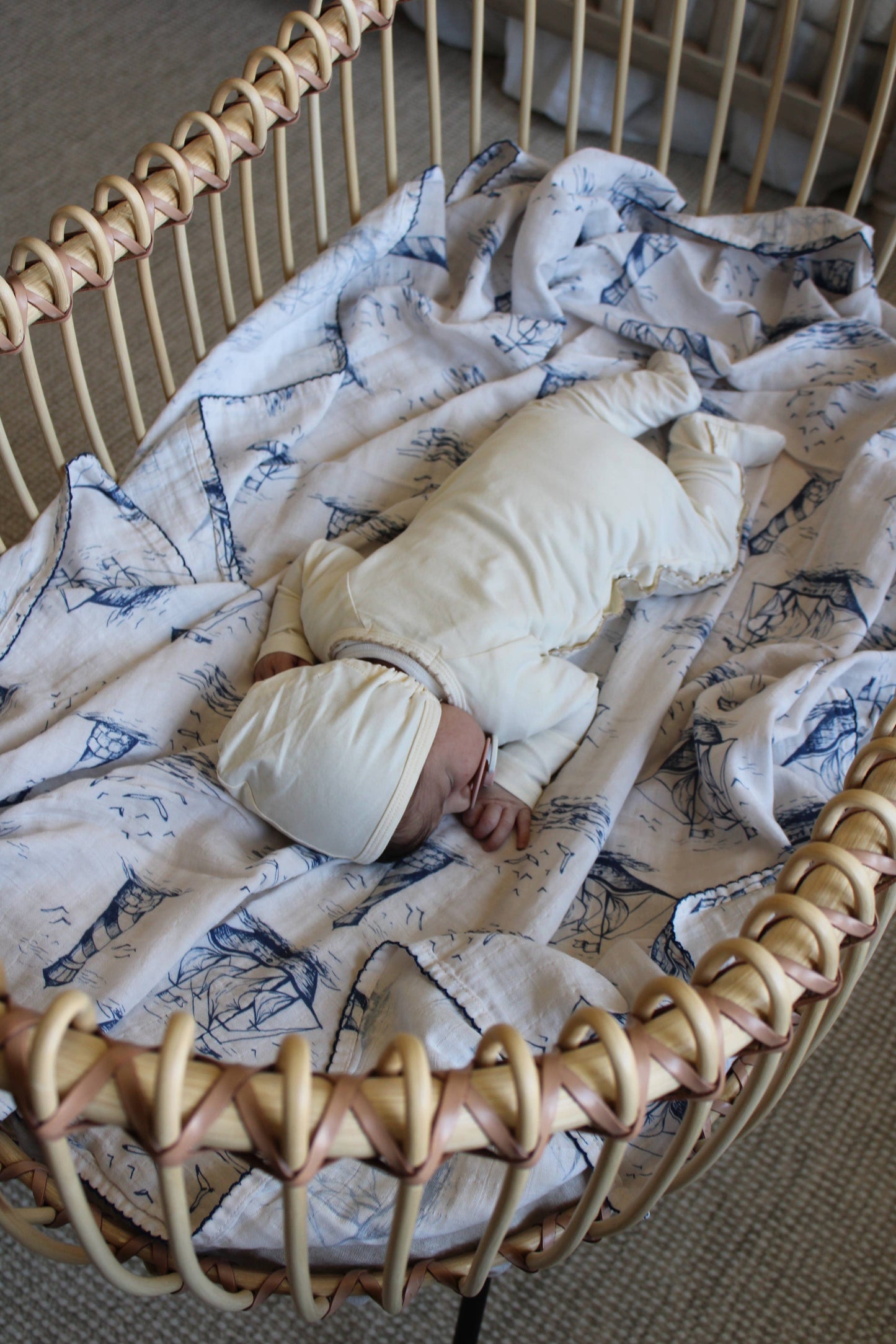 Organic Sailor Dream Muslin Blanket