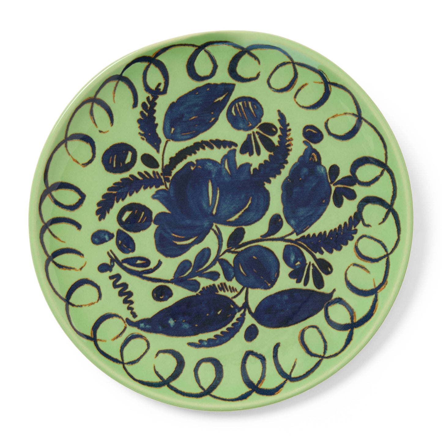 Amalfi Dessert Plate - Green